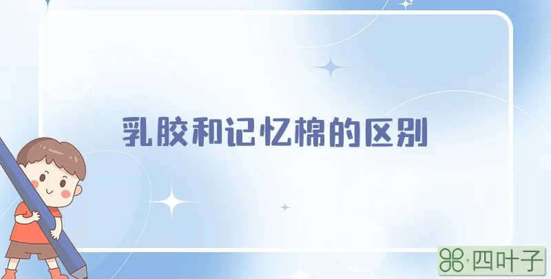 乳胶和记忆棉的区别