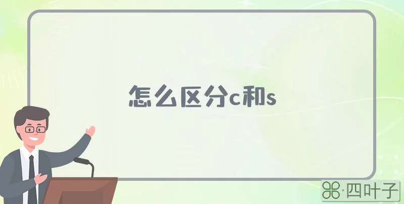 怎么区分c和s