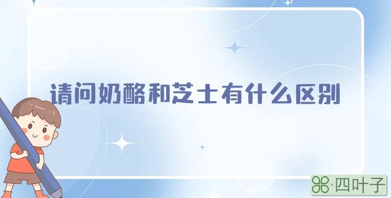 请问奶酪和芝士有什么区别