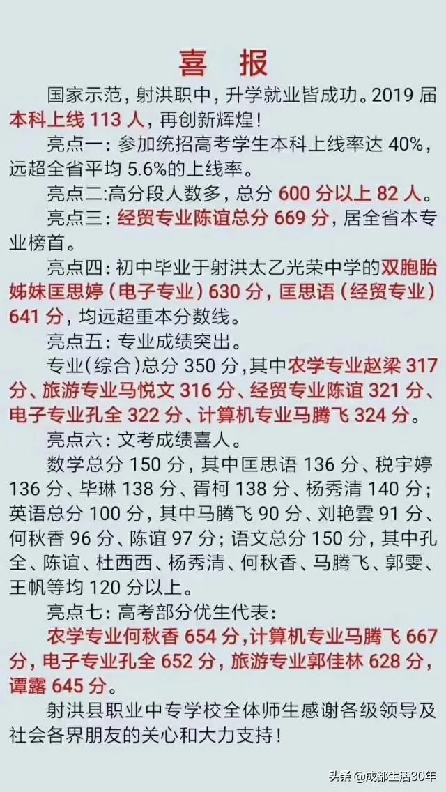 写在高考成绩公布之前：学校高考喜报如何写？绝对是个技术活