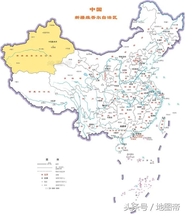 中国34个省级行政区，简称和来历，齐全了