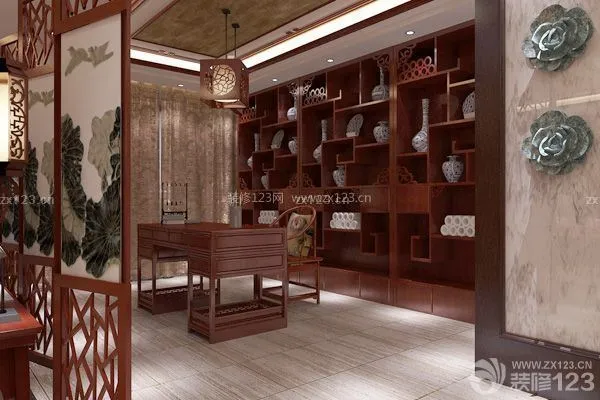 中式家具书房布置