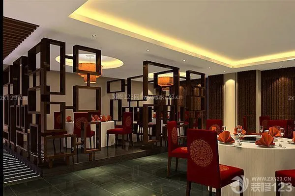 中餐厅设计案例——现代中式风格 中餐厅设计案例——现代中式风格