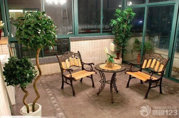露天阳台花园设计 露天阳台花园设计